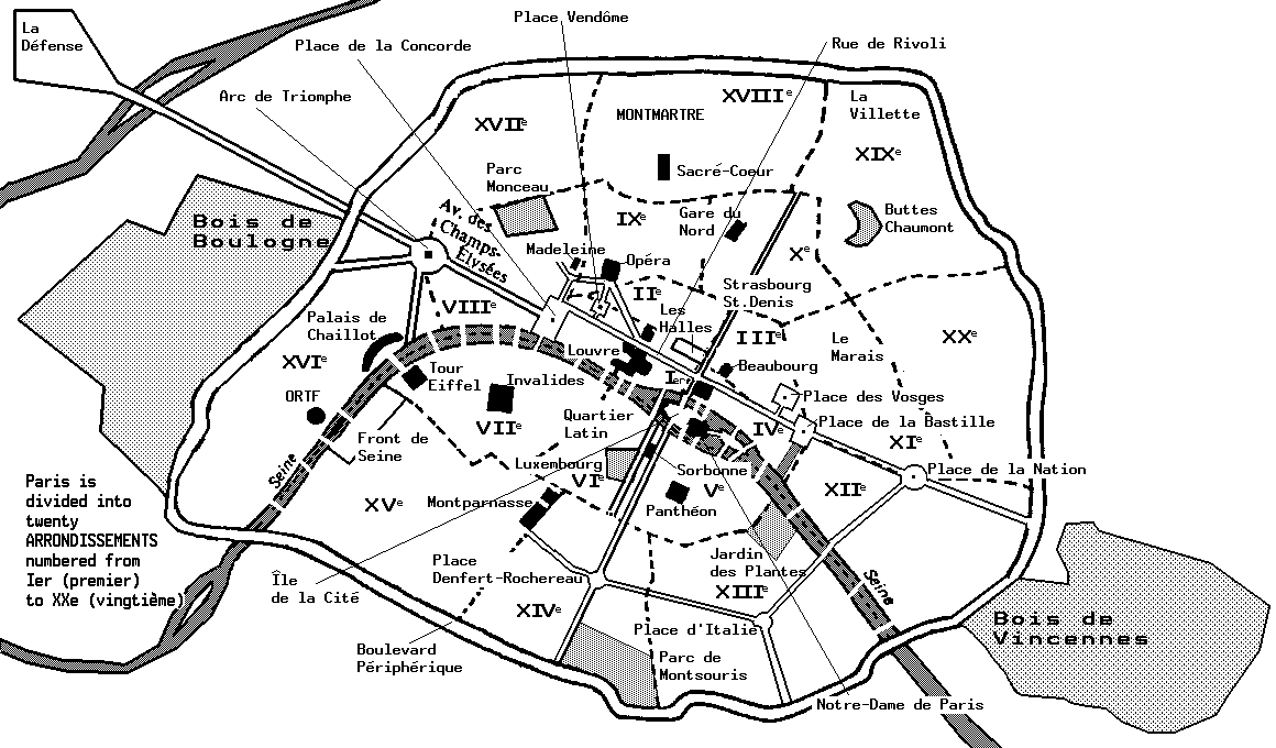 Карта парижа офлайн